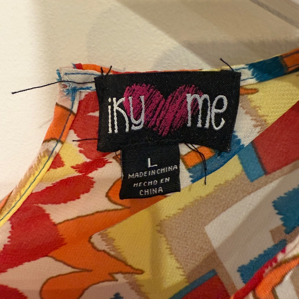Colorful IKY Me Patterned Top - Picture 2 of 7